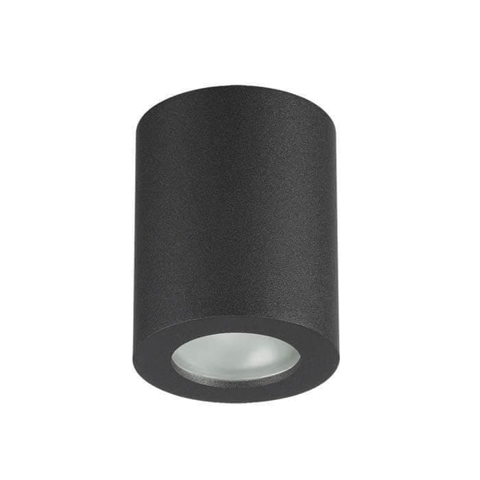 Odeon Light 3572/1C ODL18 189 черный Потолочный накладной светильник IP44 GU10 1*50W 220V AQUANA