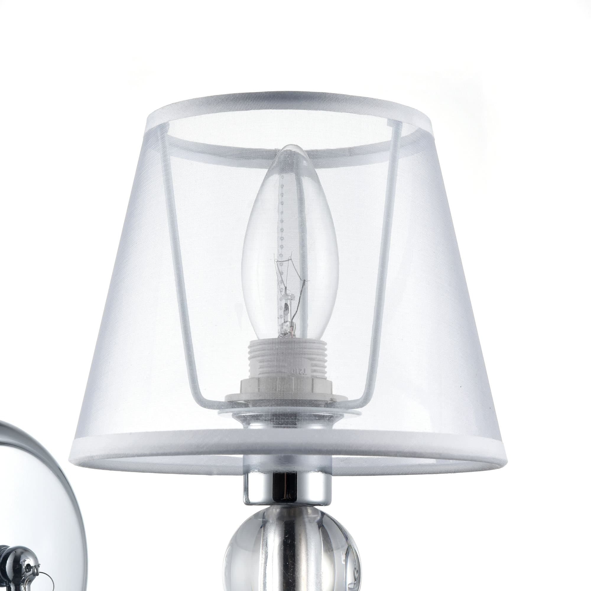 Freya Modern Beverly Хром Бра E14 40W FR5661-WL-01-CH — миниатюра 3