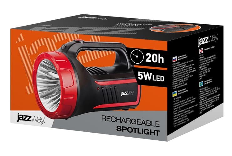 Jazzway Фонарь Accu6-L5W .5014893 — миниатюра 2
