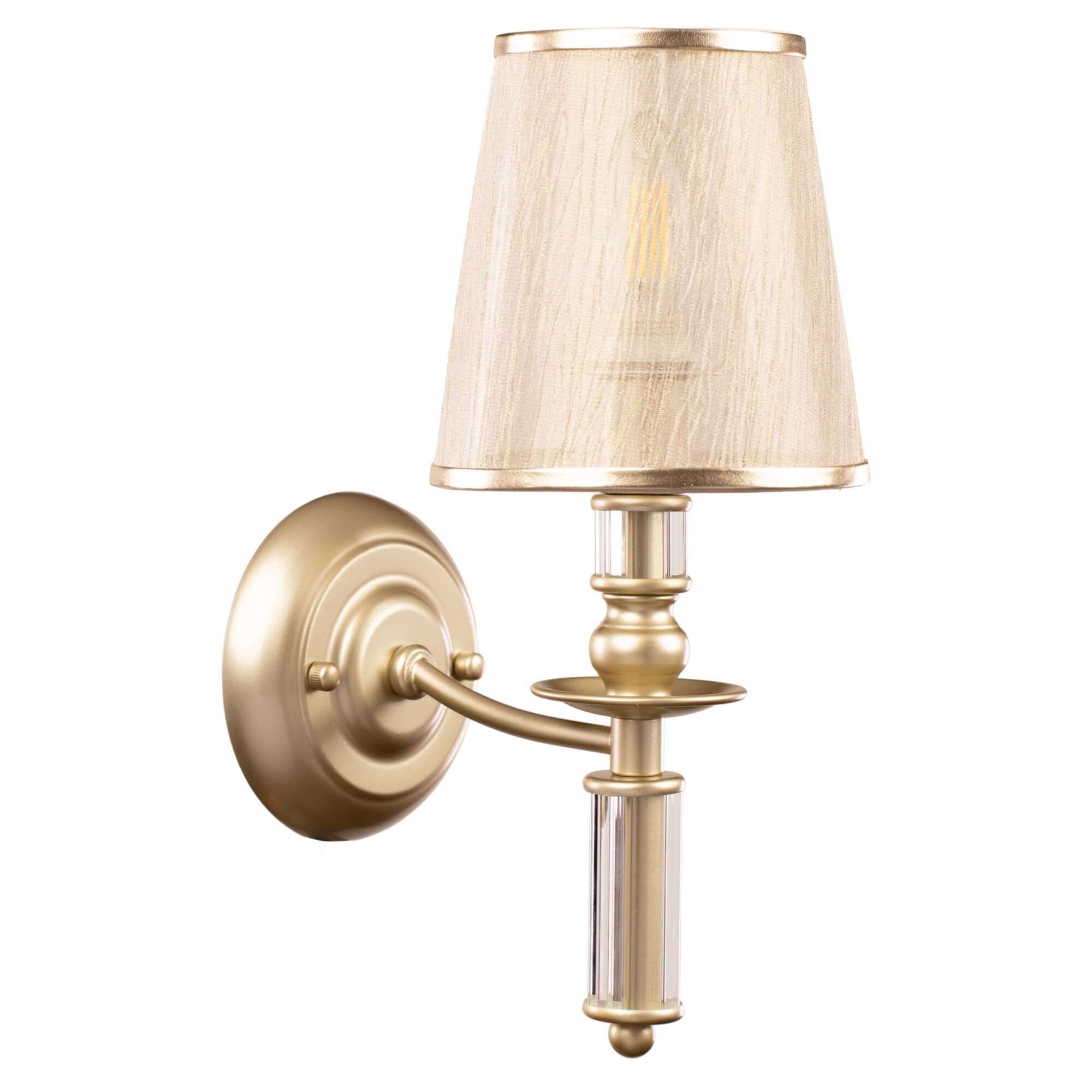 Freya Classic Ksenia Матовое Золото Бра E14 40W FR2539WL-01G — миниатюра 5