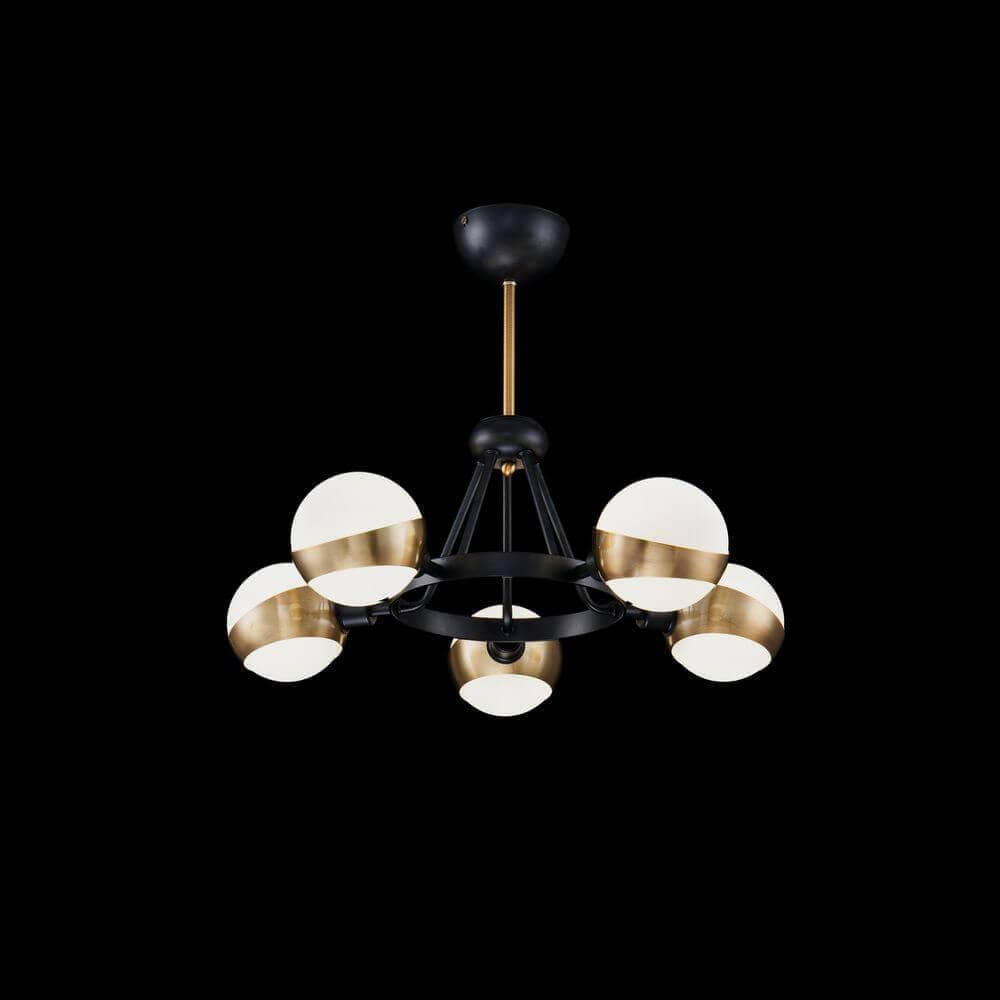 Freya Modern Silvia Черный Люстра E14 60W FR5009PL-05B — миниатюра 3