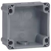 Legrand Hypra Коробка с одним ответстием под сальник Hypra Prisinter - IP 44/55 - 2К+З/3К+З - 16 А - пластик 052049