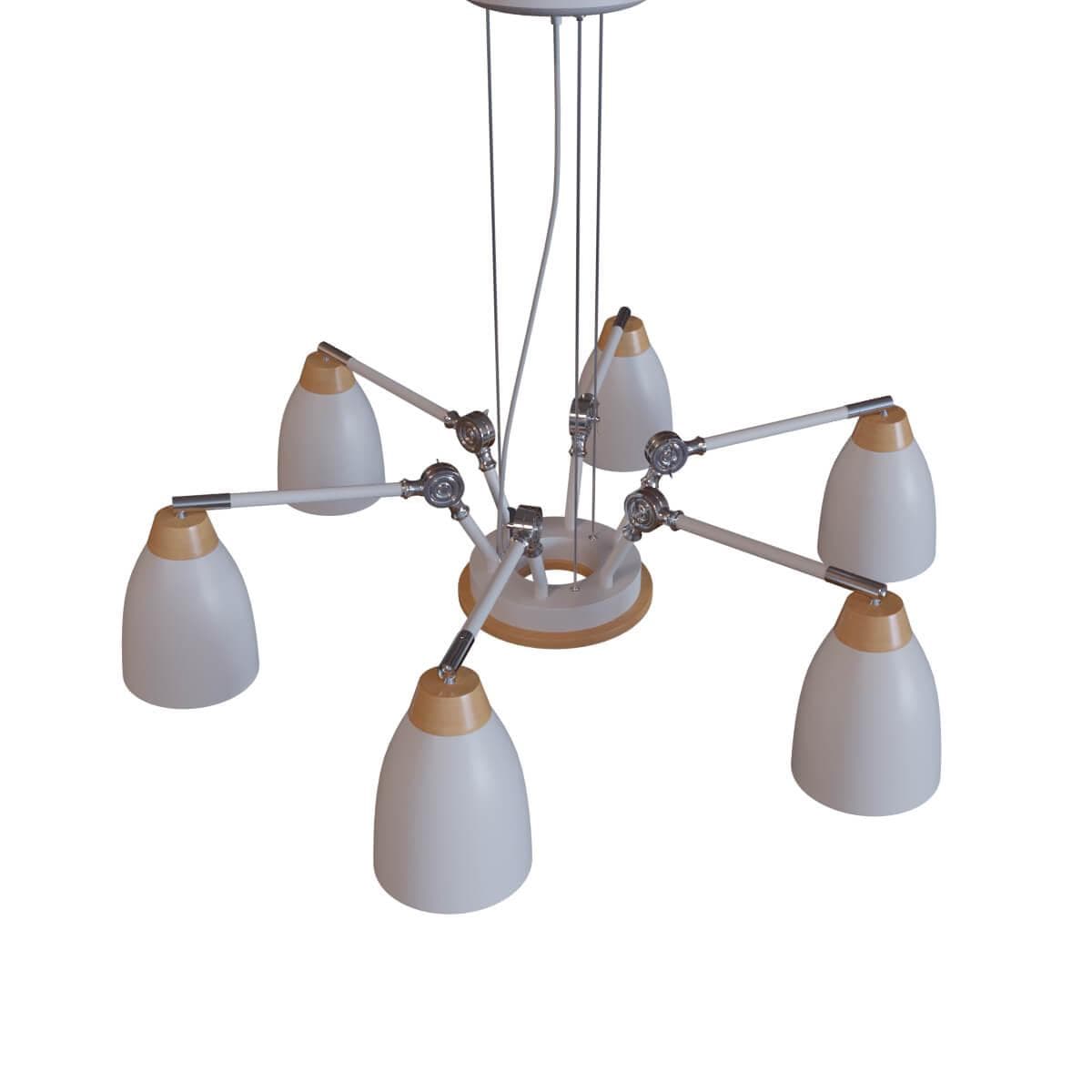 LOFT IT LOFT4402/6WH Люстра подвесная 6xE27 max 60W LOFT4402/6WH, шт — миниатюра 3