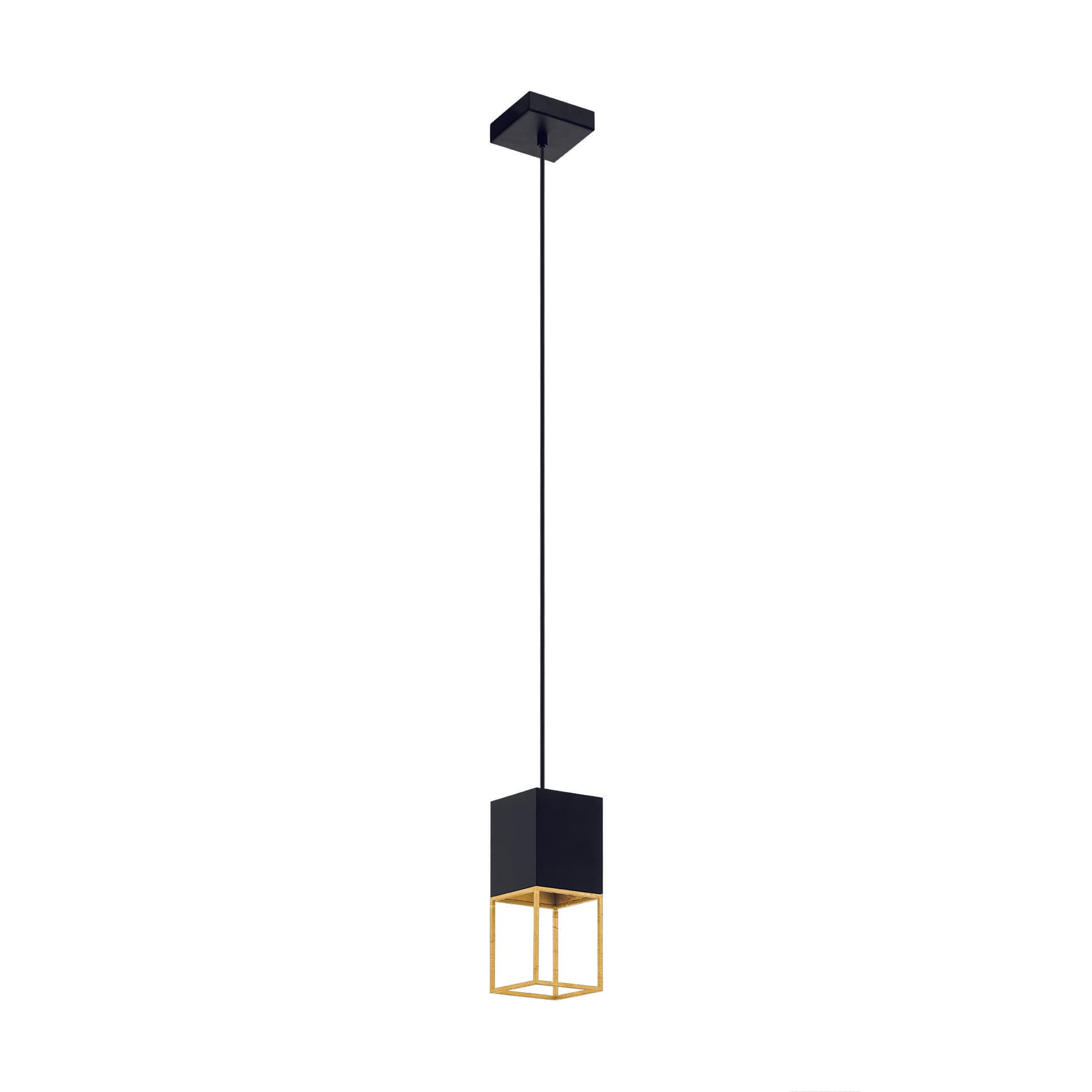 Eglo 97733 Cветодиодный подвес MONTEBALDO, 1х5W (GU10), 400lm, L100, B100, H1100, cталь, черный, золотой