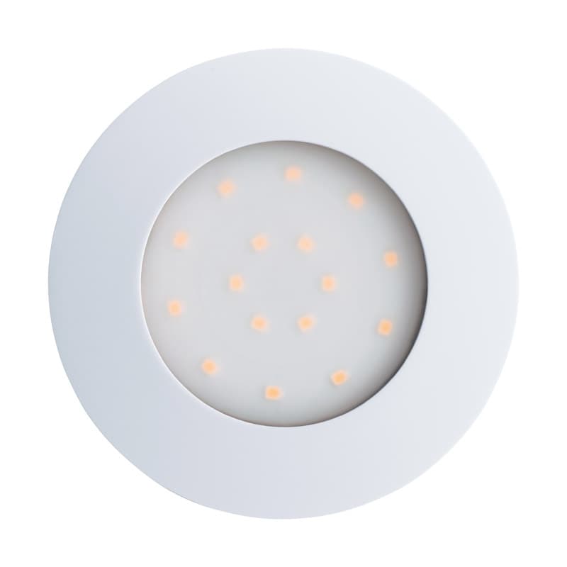 Eglo Светильник LED уличный встраиваемый PINEDA-IP, 1х12W (LED), Ø102, пластик, белый 96416