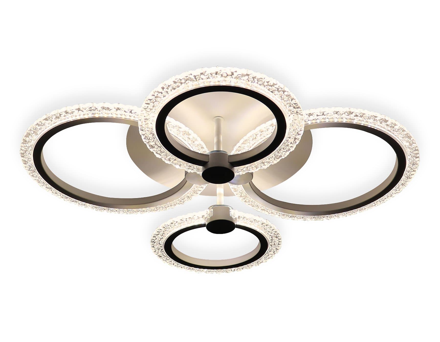 Ambrella Потолочный светодиодный светильник с пультом FA4061/4 WH белый 4200K/3000+6400K/6400K+3000K 51W 530*480*125 (ПДУ ИК) — миниатюра 4
