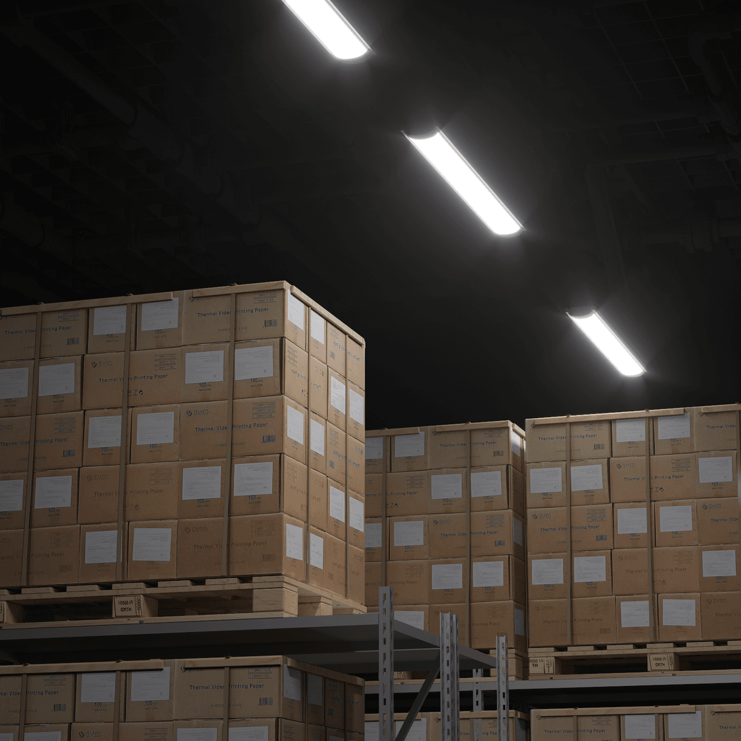 Gauss Светильник линейный WLF-4 36W 3500lm 4000K 185-265V IP20 1185*120*46мм сталь LED 844611236 — миниатюра 2