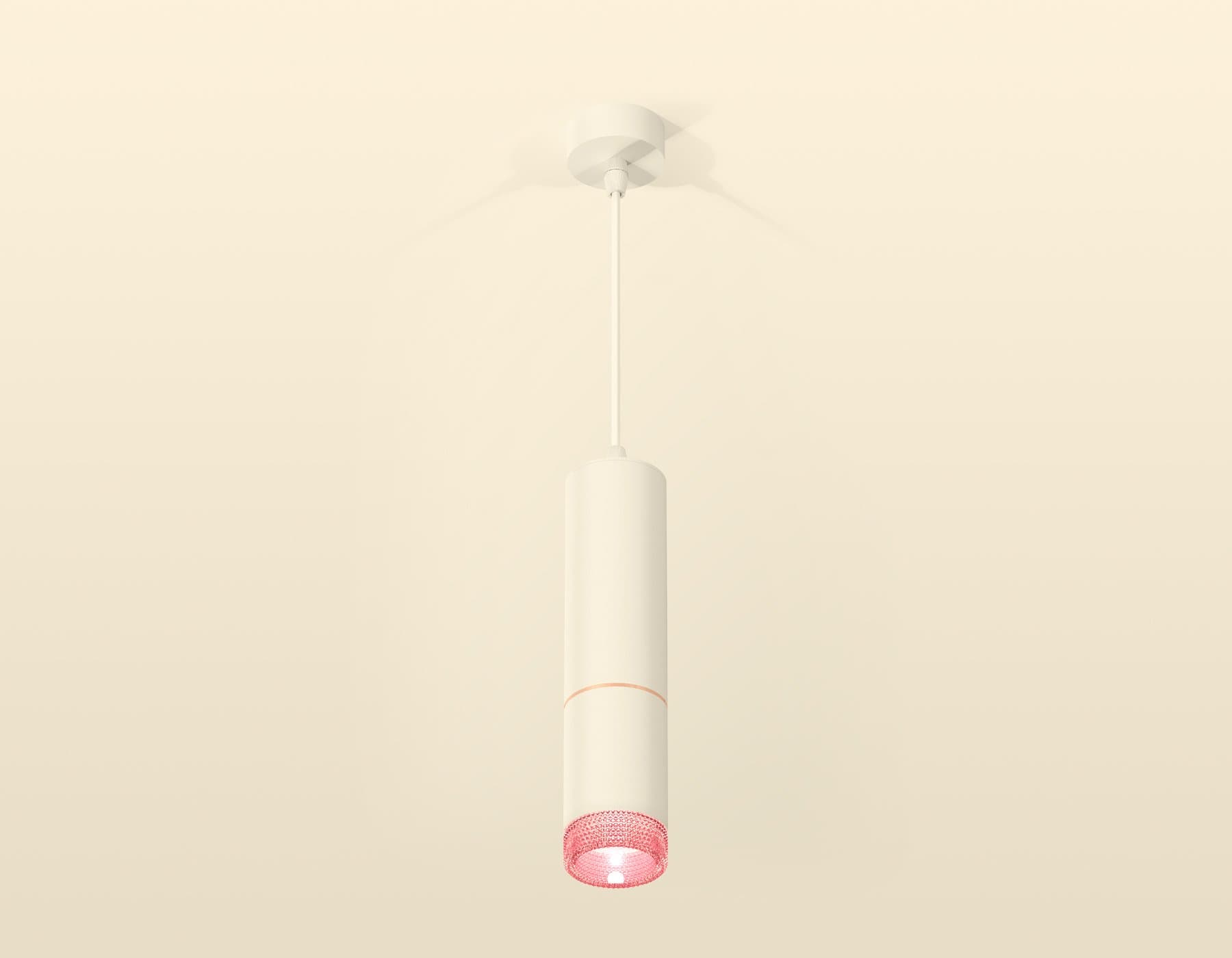 Ambrella Комплект подвесного светильника с композитным хрусталем XP6312030 SWH/PI белый песок/розовый MR16 GU5.3 (A2301, C6342, A2063, C6312, N6152) — миниатюра 2
