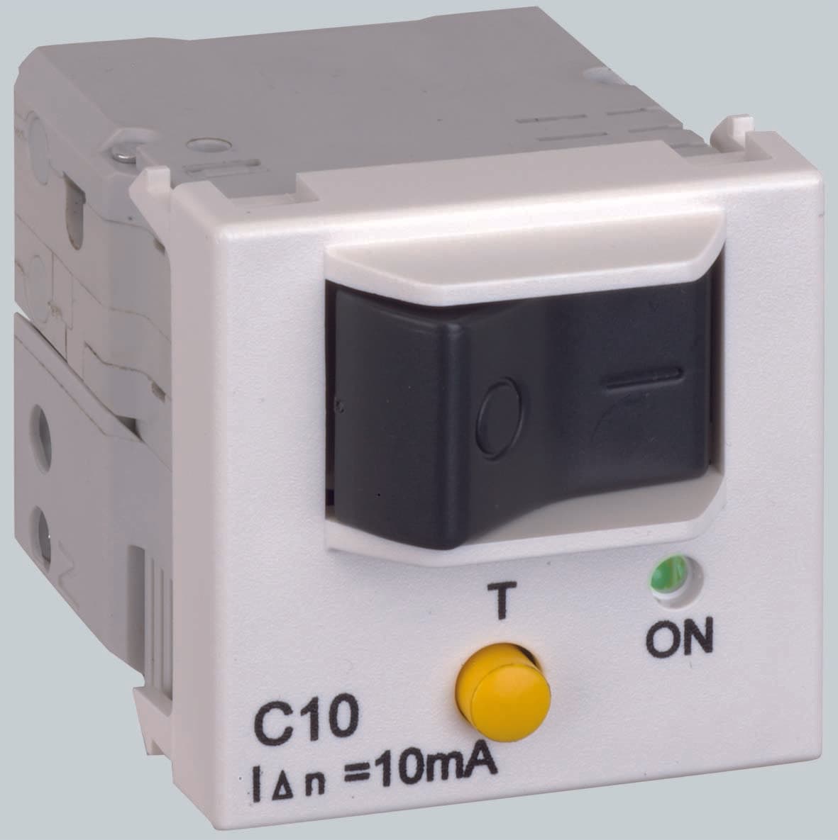 Simon Connect Графит Термомагнитный дифференциальный автомат, 10A, K45, 45x45мм K107A-14