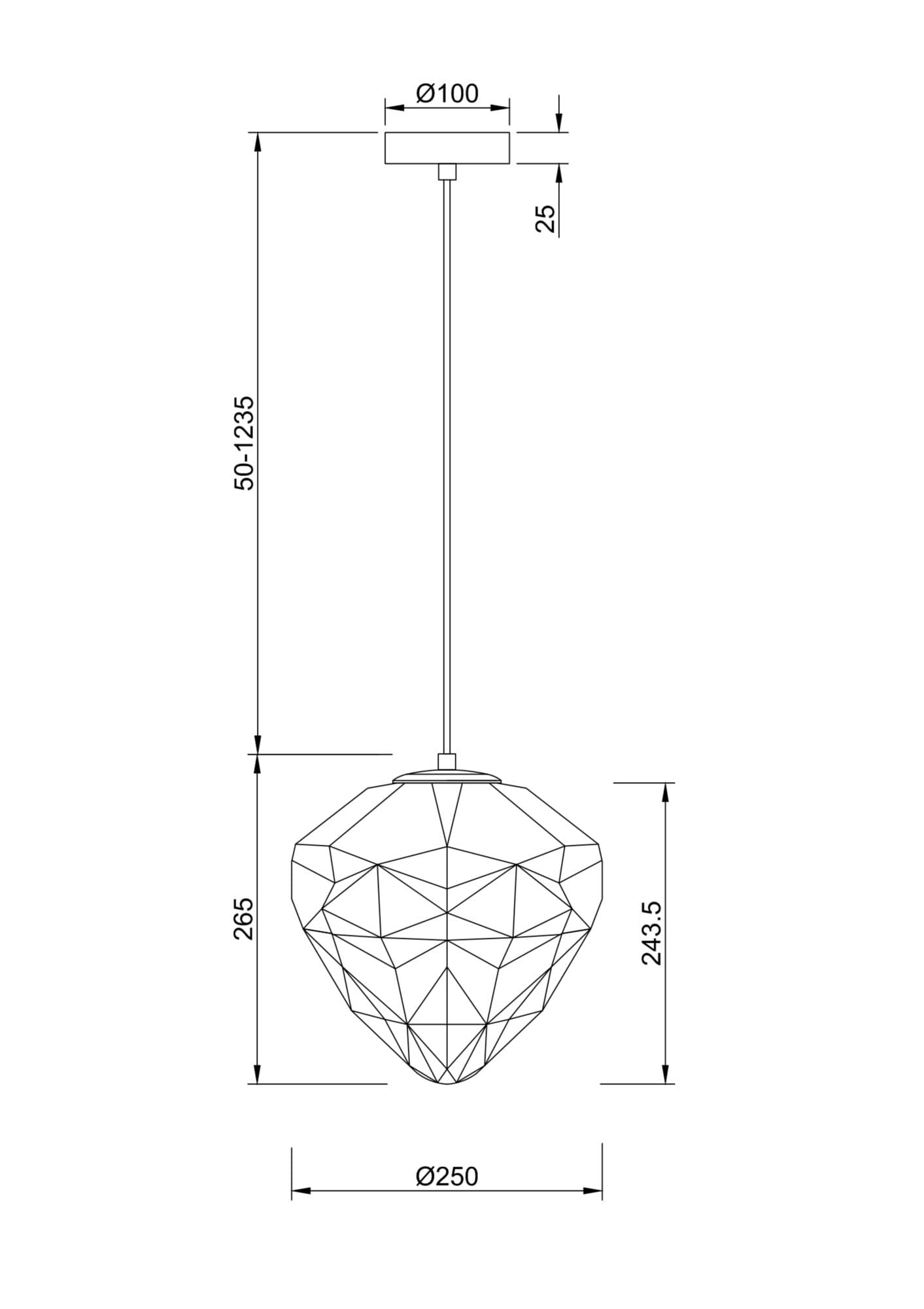 Maytoni Pendant Globo Подвесной светильник Хром P053PL-01BL — миниатюра 4