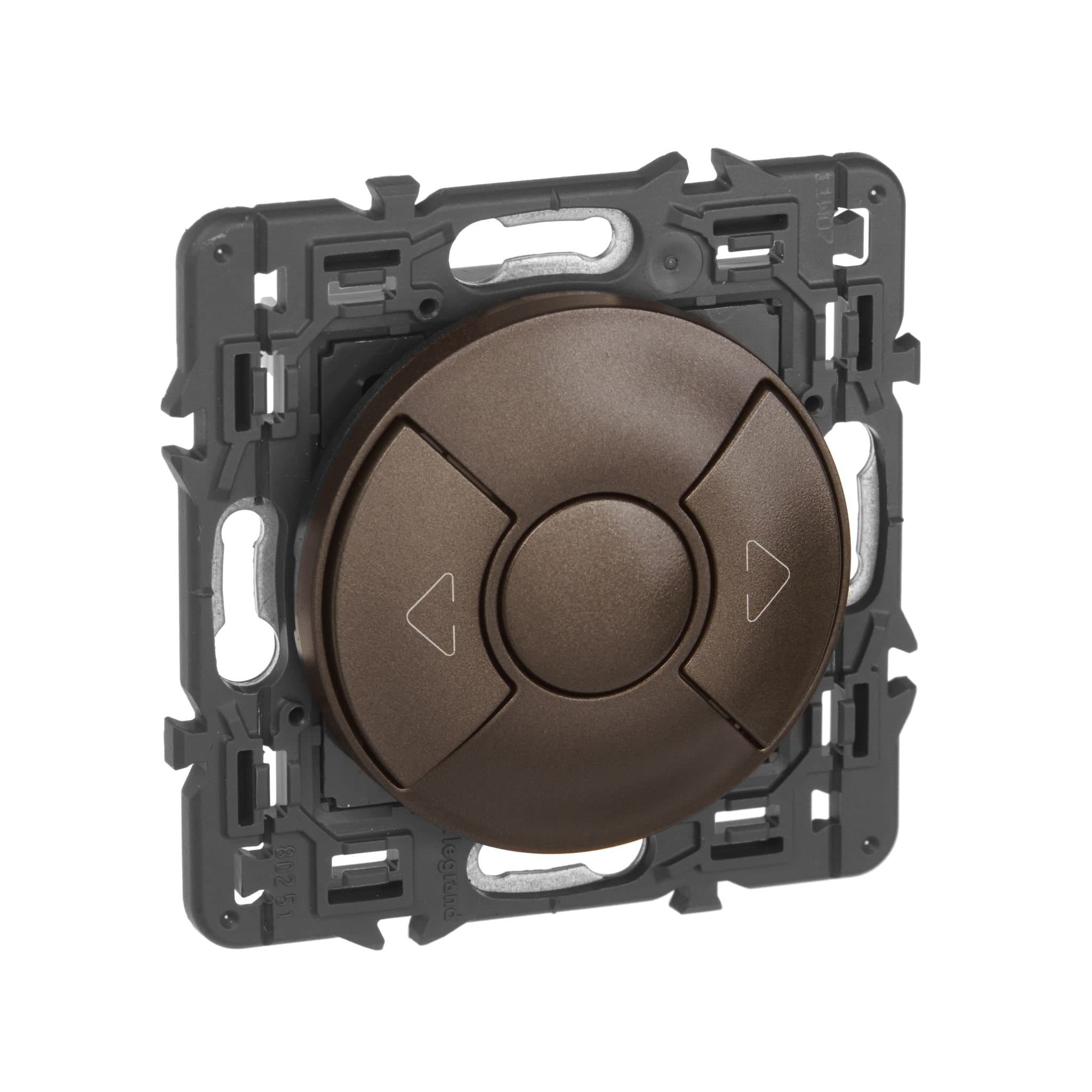 Legrand Celiane2 Графит Накладка выключателя жалюзийного 067955 — миниатюра 5