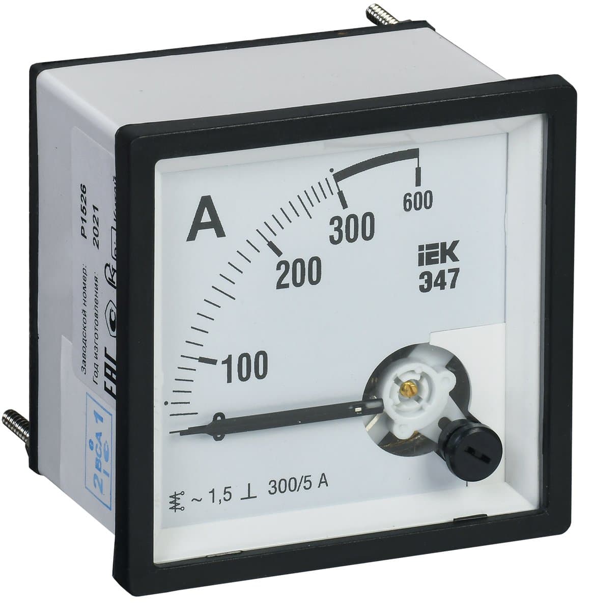 IEK Амперметр Э47 300/5А кл. точн. 1,5 96х96мм — миниатюра 1