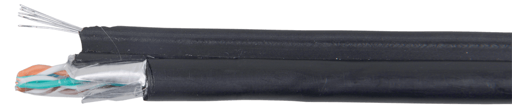 IEK Кабель витая пара F/UTP категории 5E 4 пары LDPE 1м чер. GENERICA BC3-C5E04-339-305-G — миниатюра 2