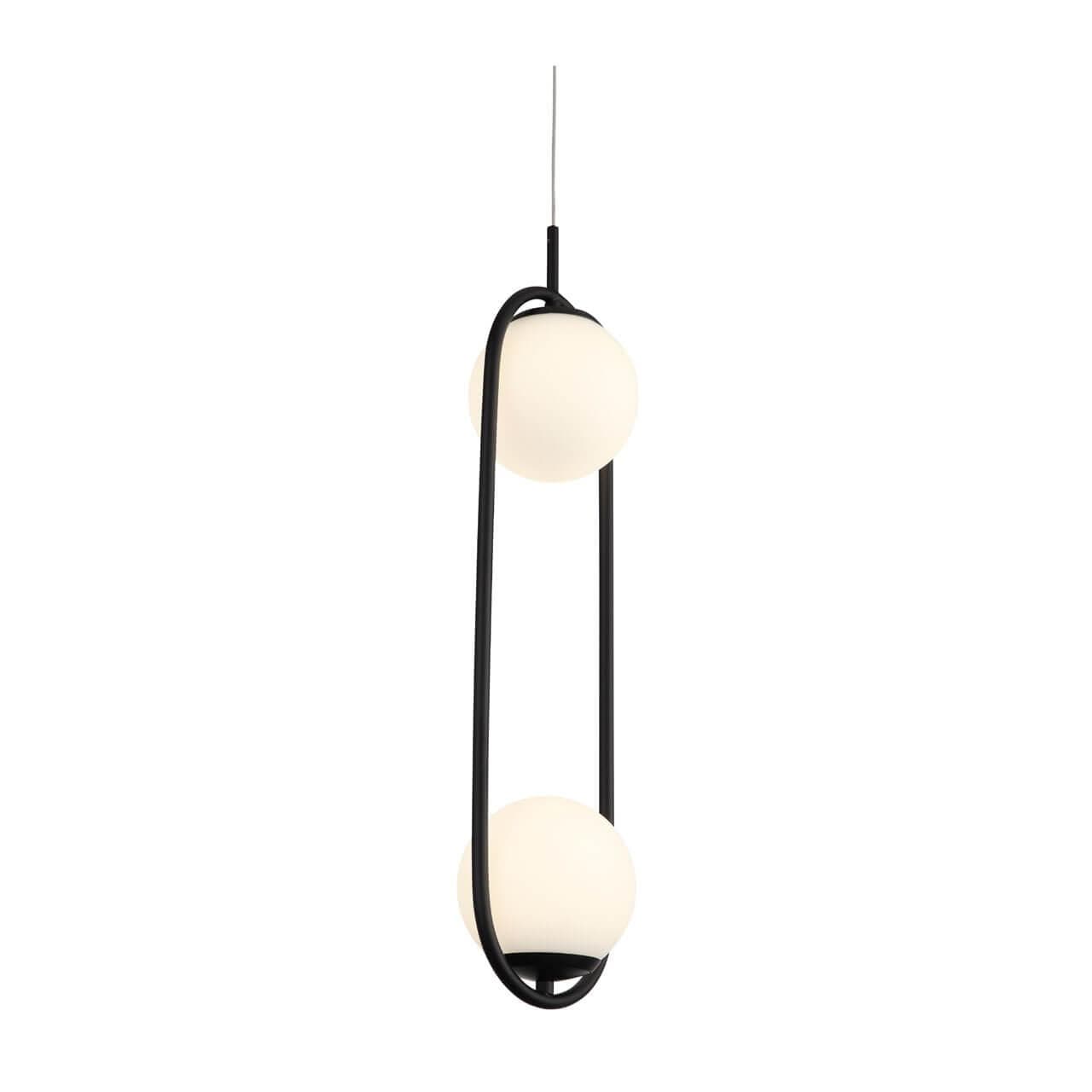 ST Luce SL395.403.02 Подвес Черный/Белый LED 2*8W — миниатюра 3