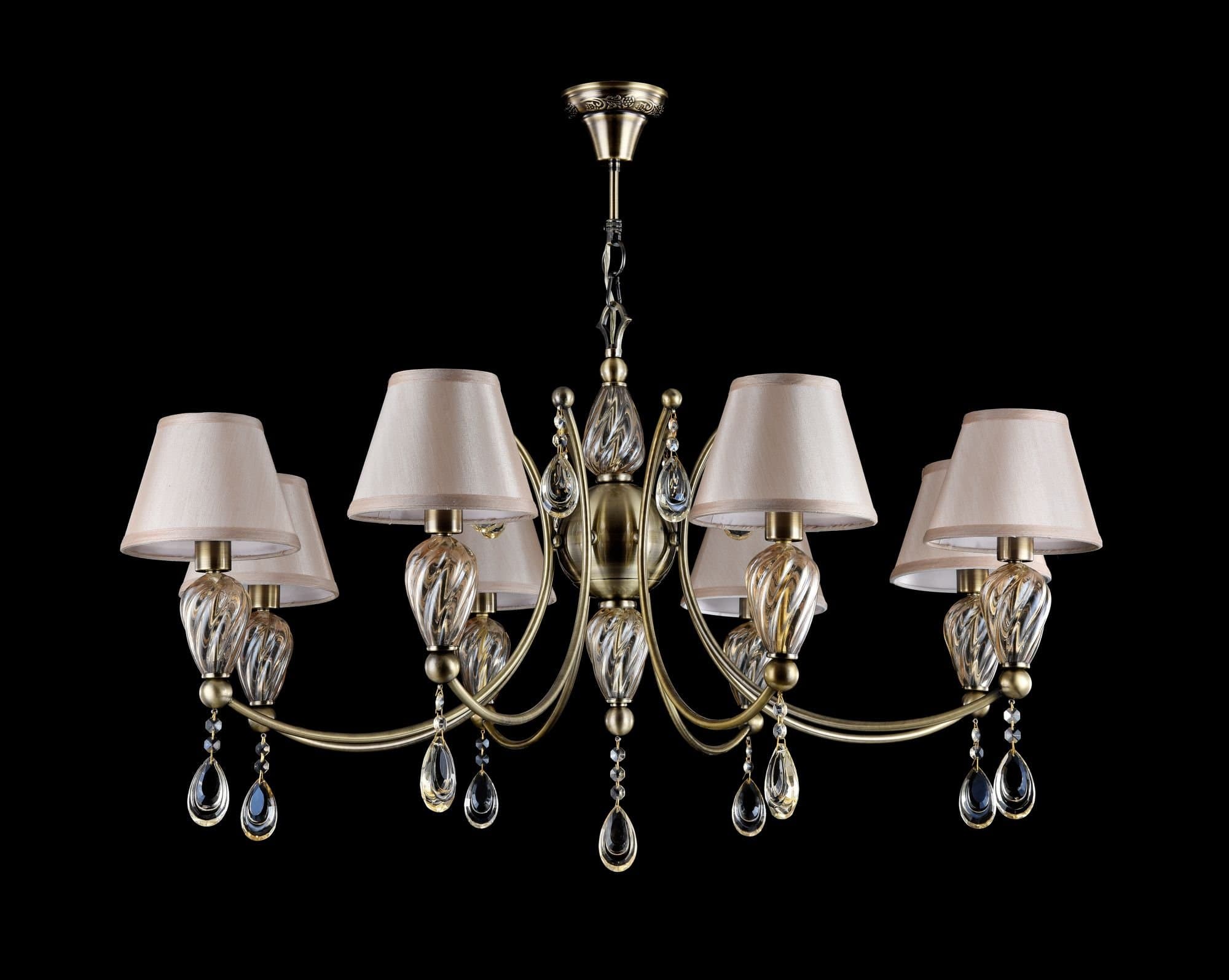 Maytoni Royal Classic Murano Бронза Люстра 8xE14 40W RC855-PL-08-R — миниатюра 5