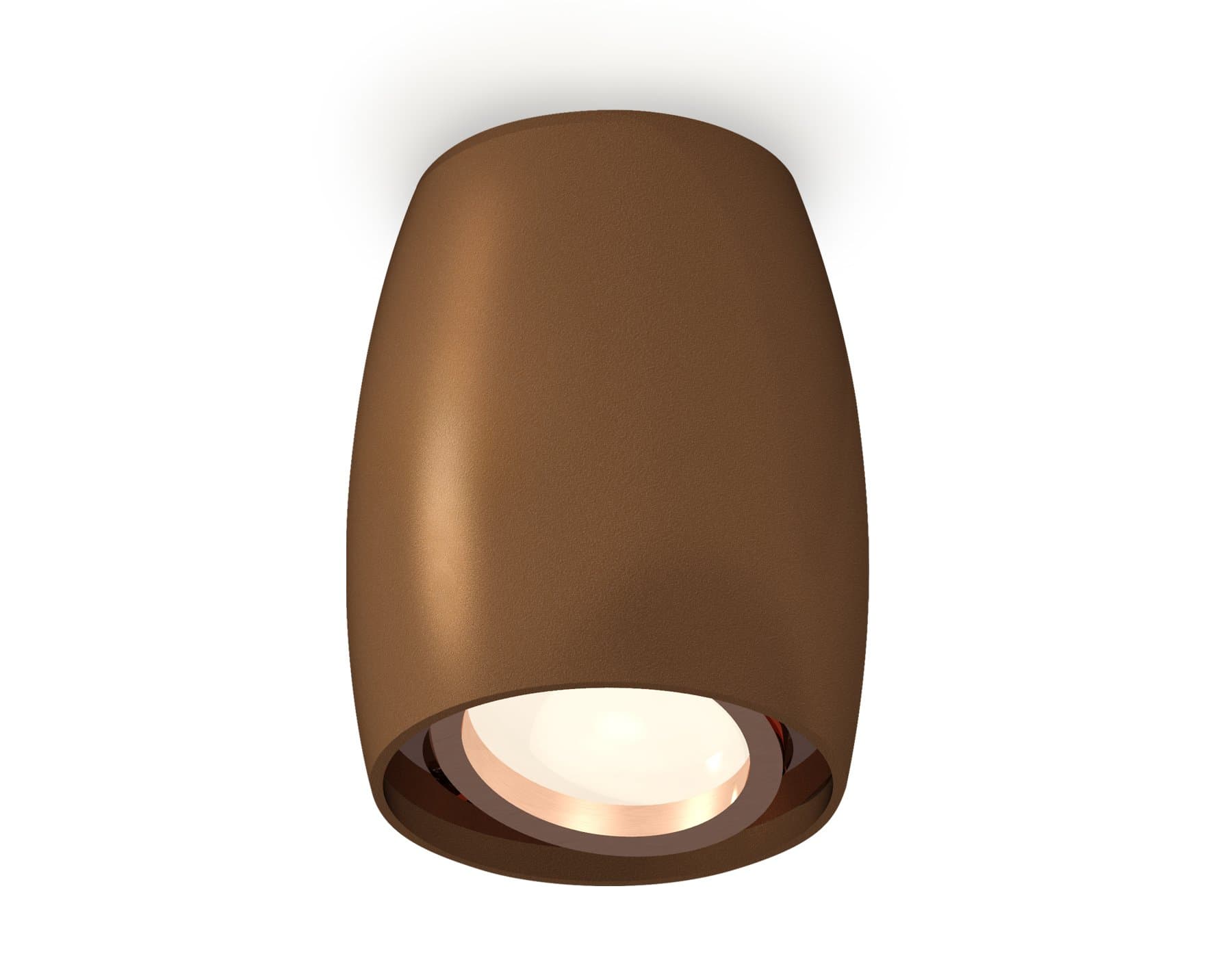Ambrella Комплект накладного поворотного светильника XS1124001 SCF/PPG кофе песок/золото розовое полированное MR16 GU5.3 (C1124, N7005)