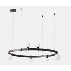 Kink Light 07808-6,19 Люстра Бьянки черный d82 h150 G9 6*7W