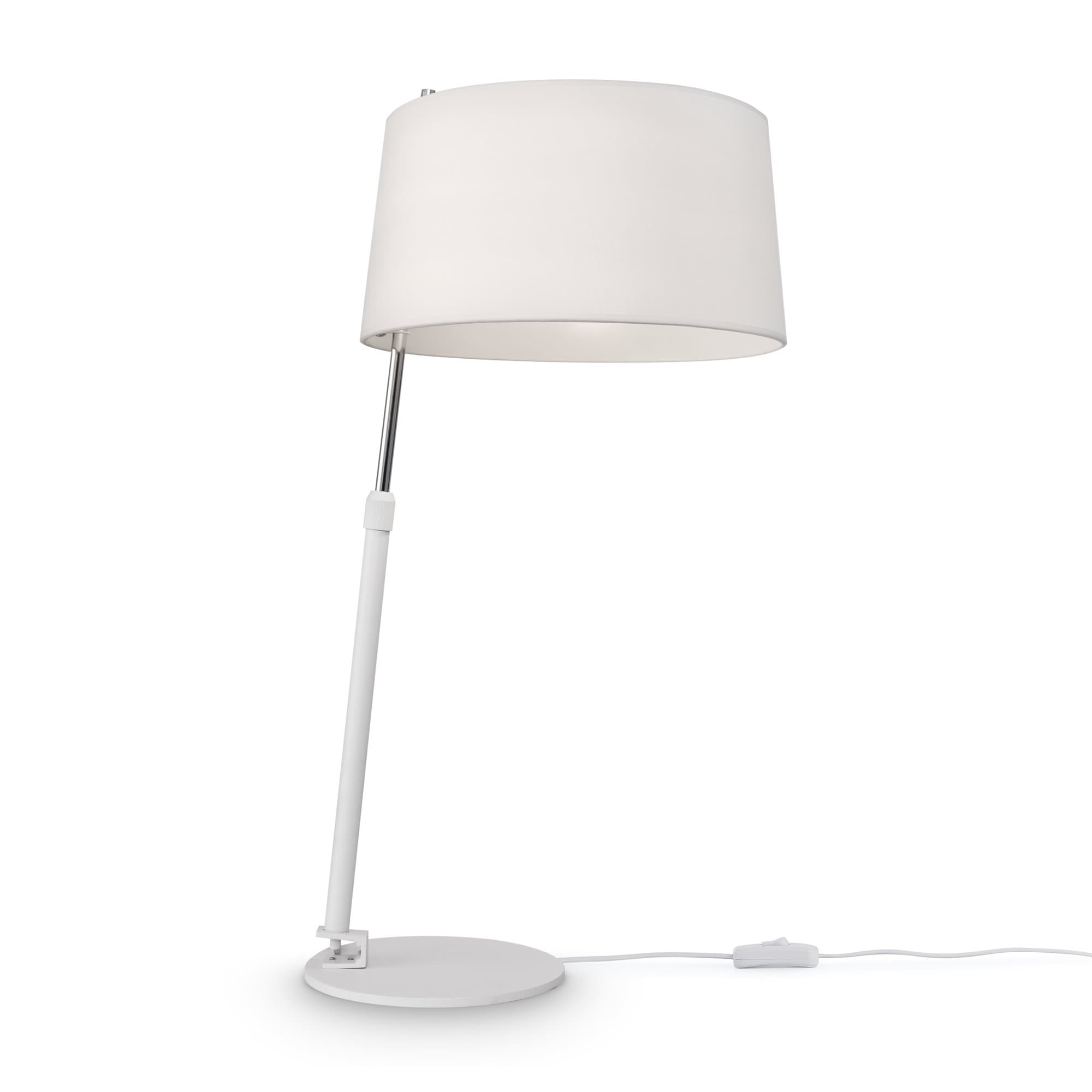 Maytoni Modern Bergamo Белый и Хром Настольная лампа 1xE27 60W MOD613TL-01W — миниатюра 4
