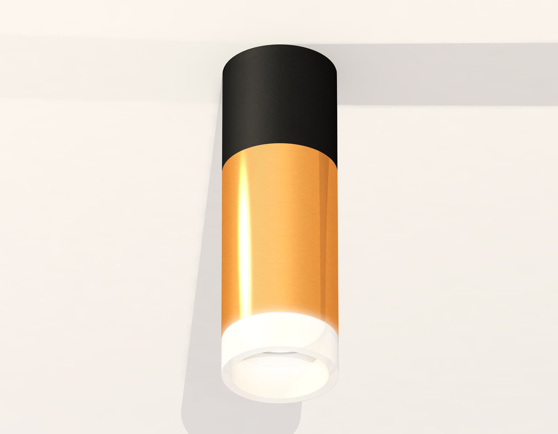 Ambrella Комплект накладного светильника XS6327042 PYG/SBK/FR золото желтое полированное/черный песок/белый матовый MR16 GU5.3 (C6302, A2010, C6327, N — миниатюра 3