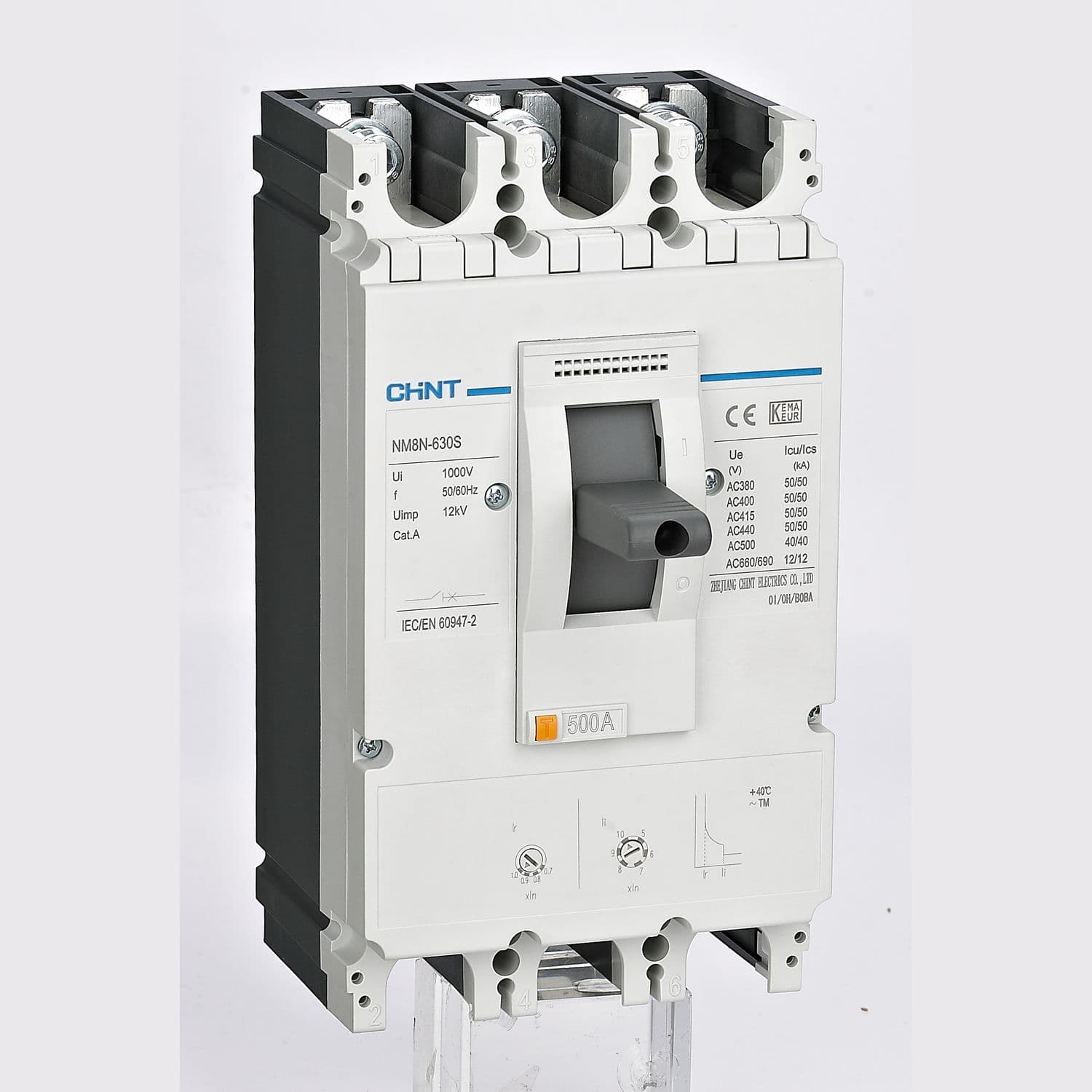 CHINT Авт. выкл. защиты двигателя NM8N-800S M 630А 50кА 3P (R)
