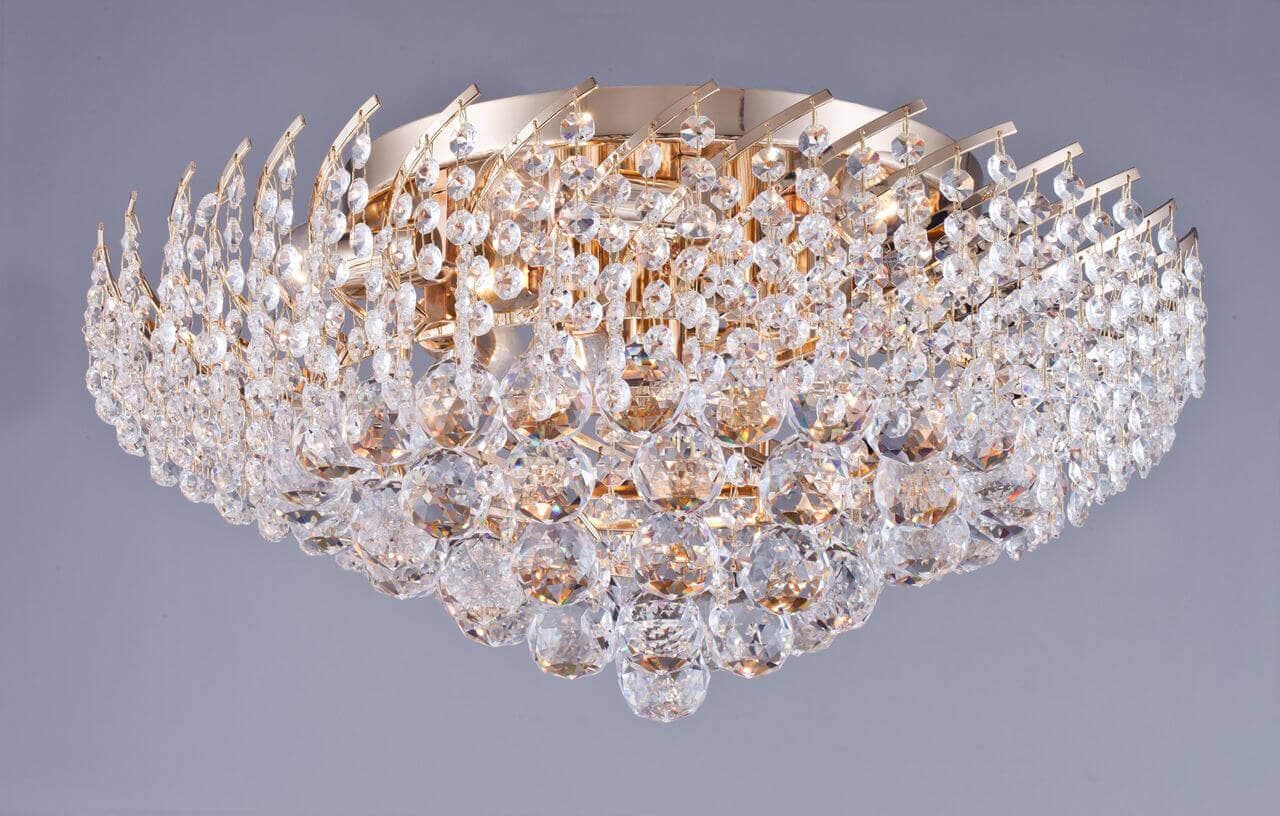 Maytoni Royal Classic Karolina Золото Люстра 9xE14 40W DIA120-09-G — миниатюра 10