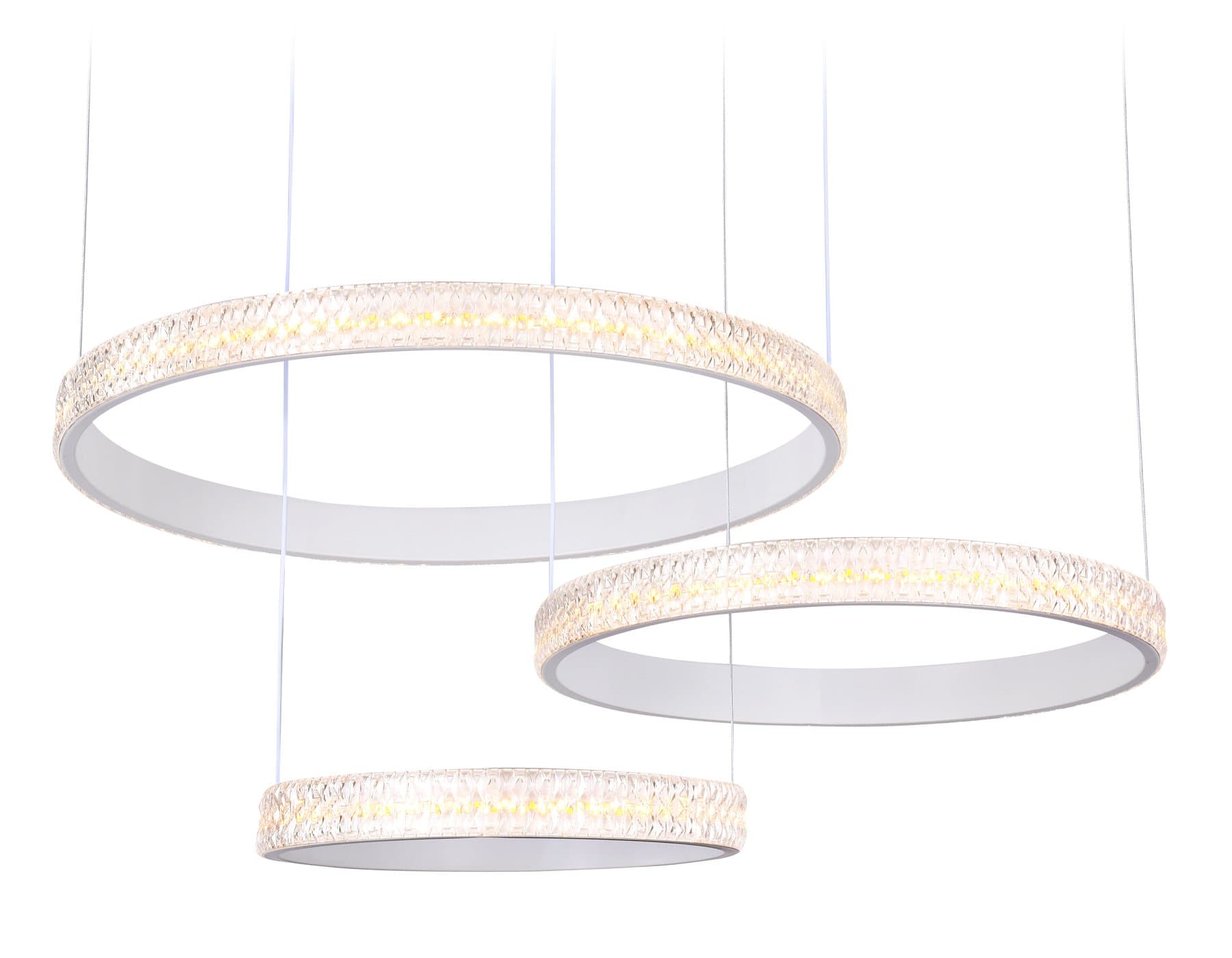 Ambrella Потолочный светодиодный светильник с пультом FA6161 WH белый 99W 720*500*900 (ПДУ РАДИО 2.4) — миниатюра 6