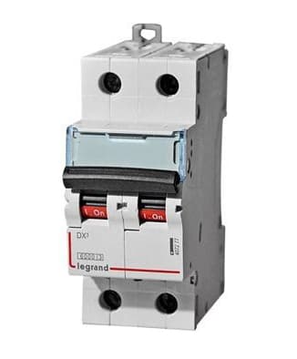 Legrand DX3 6000 Выключатель автоматический двухполюсный 16А B DX3 6kA/10kA 407509 — миниатюра 2