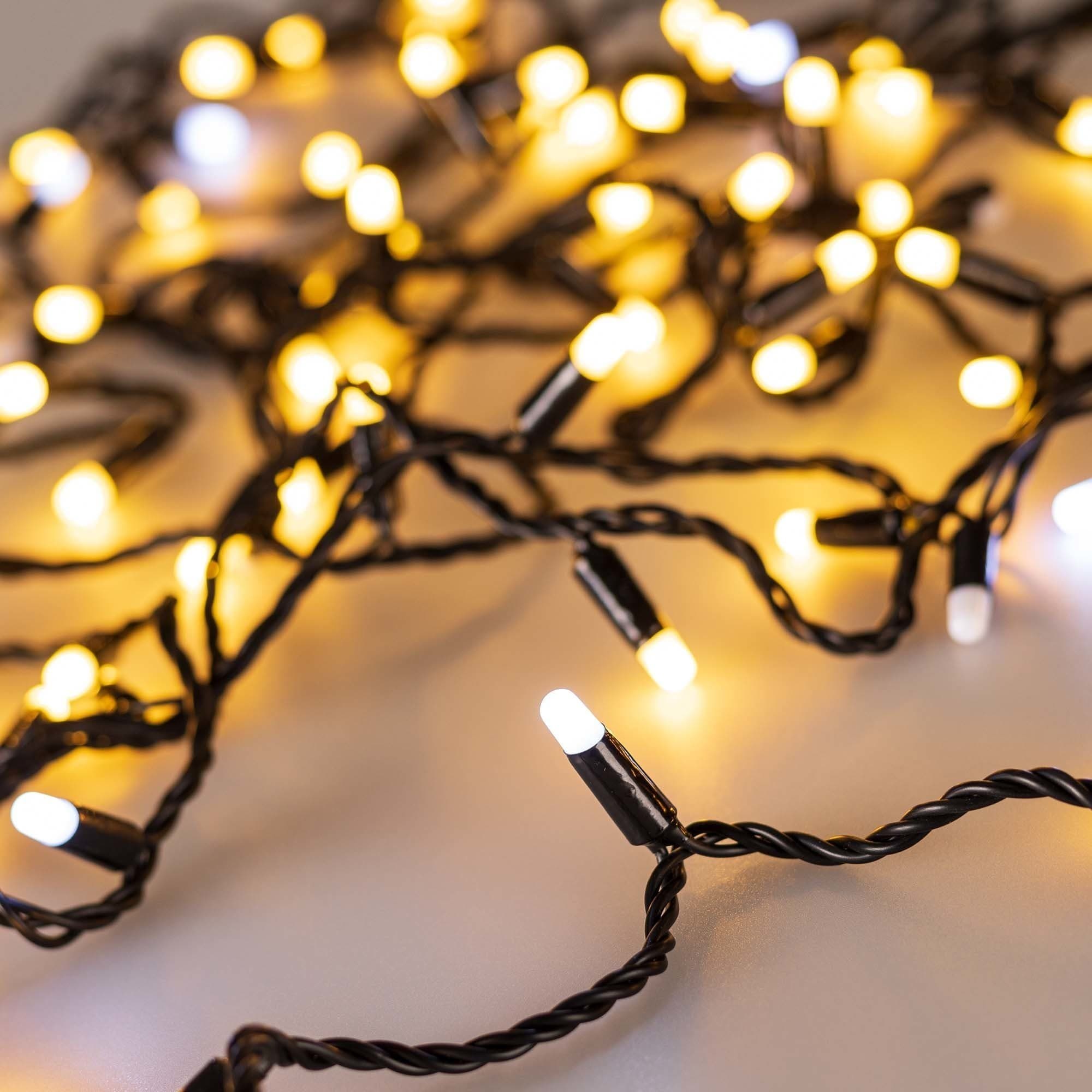Arlight Светодиодная гирлянда ARD-STRING-CLASSIC-10000-BLACK-100LED-MILK-FLASH Warm (230V, 7W) (Ardecoled, IP65) 031208