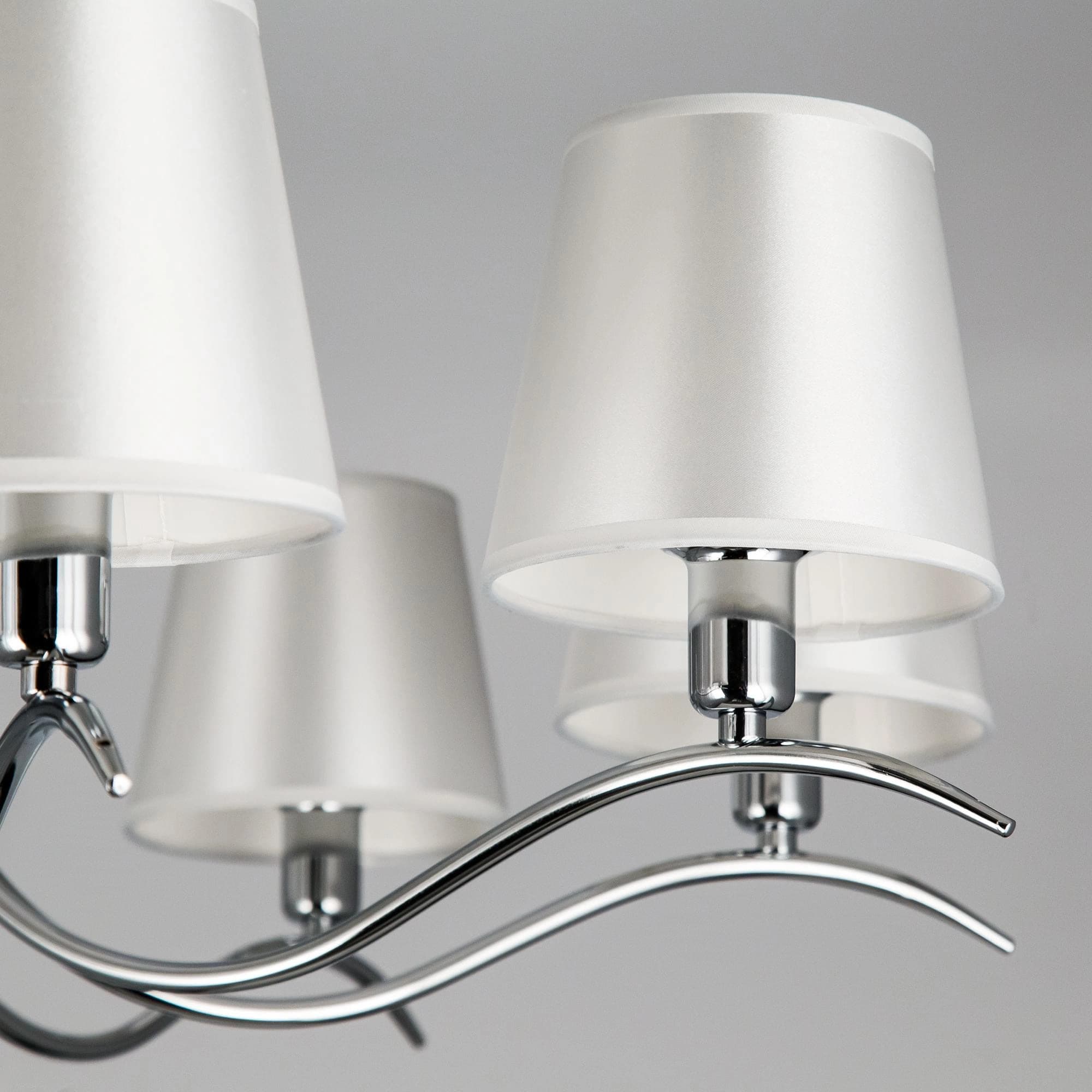 Citilux CL439181 Эмма Хром+Белый Светильник Люстра — миниатюра 4