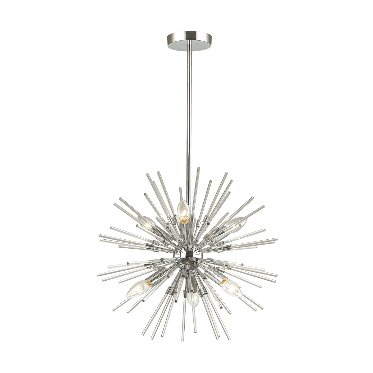 Odeon Light 4828/6 HALL ODL21 209 хром/прозрачный Люстра E14 6*40W KADRILIA — миниатюра 2