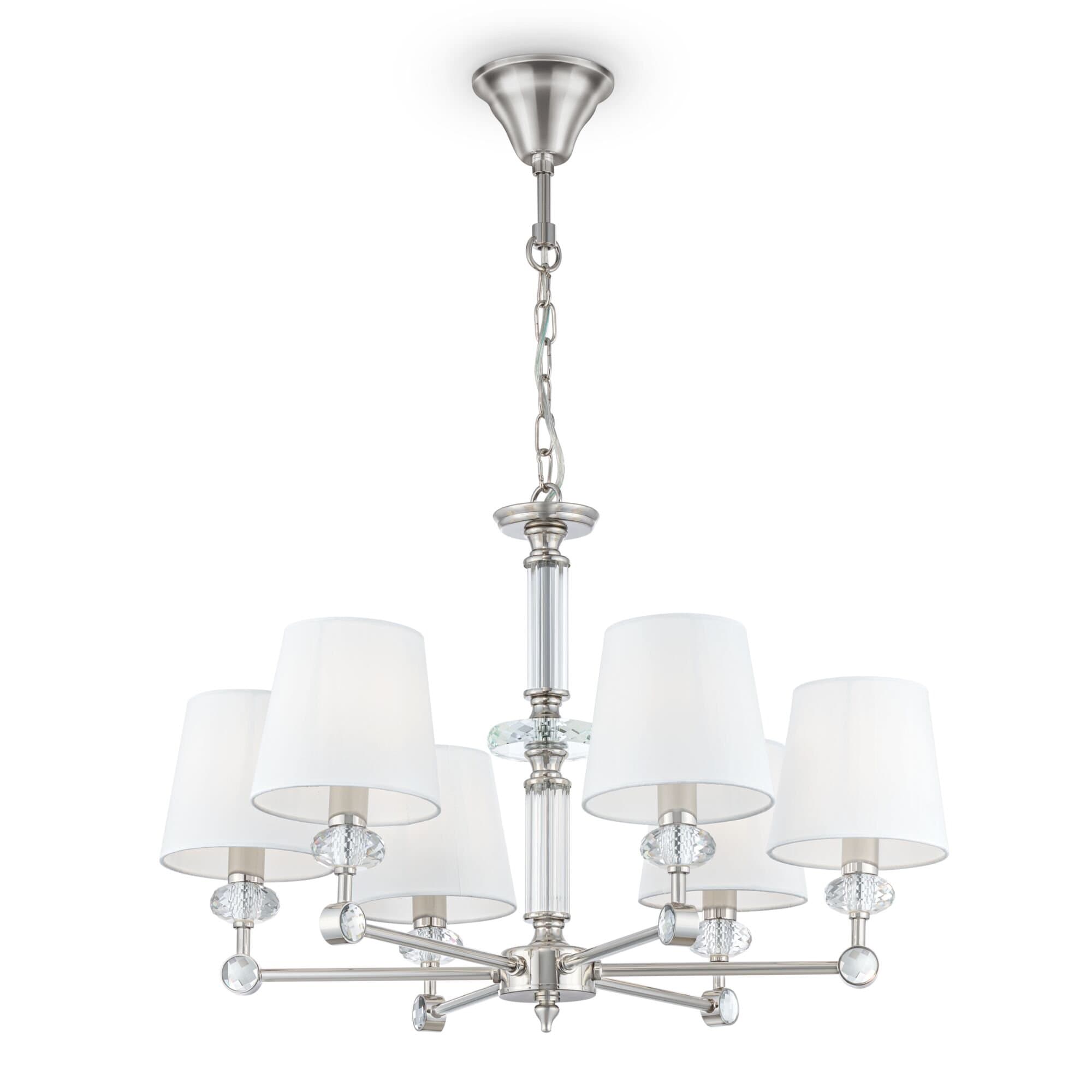 Maytoni Neoclassic Riverside Хром Люстра E14 40W MOD018PL-06CH — миниатюра 3