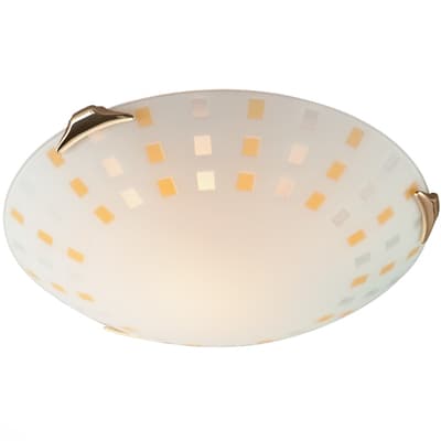 Sonex 363 SN 110 св-к QUADRO AMBRA стекло E27 3*100Вт D500
