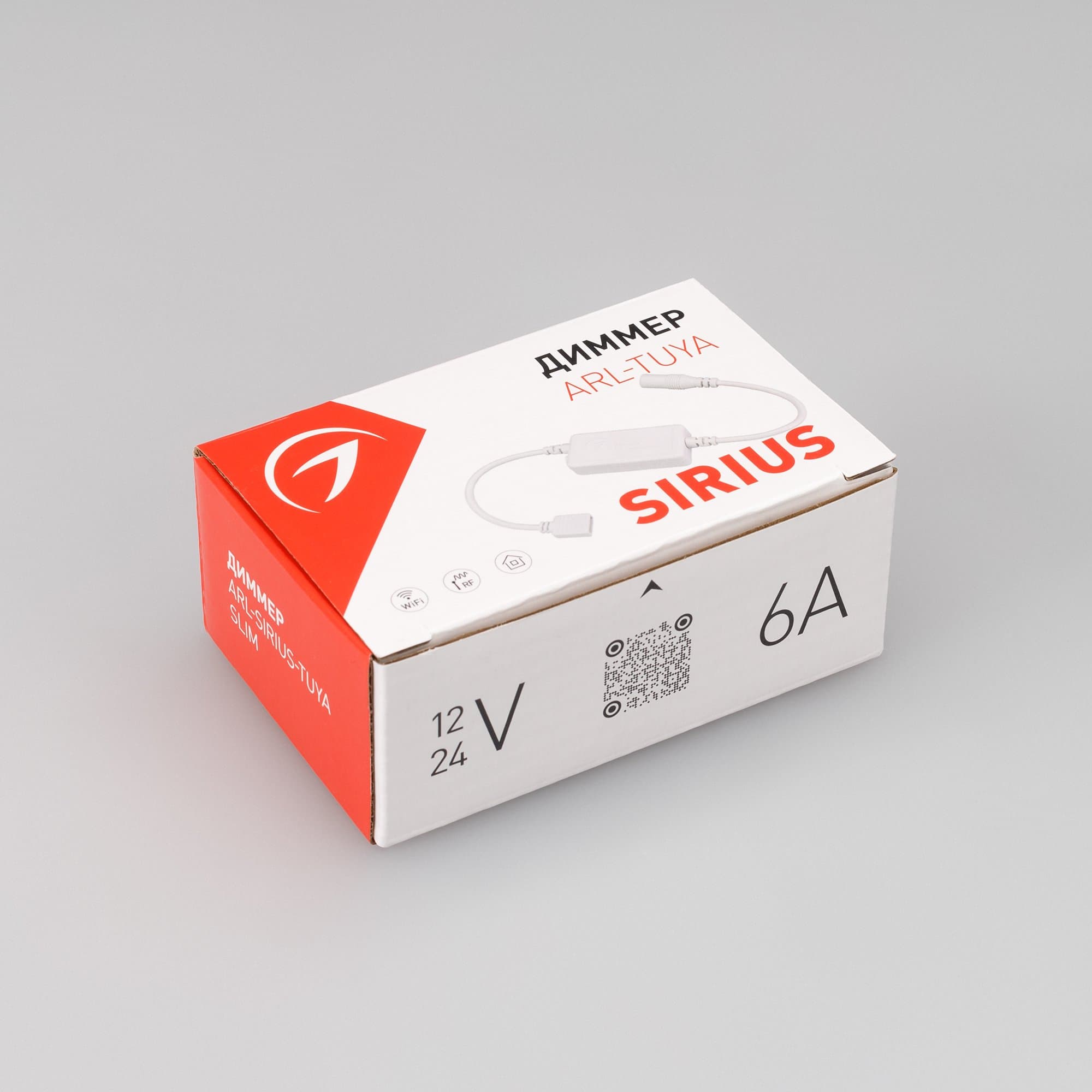 Arlight Диммер ARL-SIRIUS-TUYA-MIX-SUF Slim (12-24V, 2x3A, 2.4G) (IP20 Пластик, 3 года) 032347 — миниатюра 2