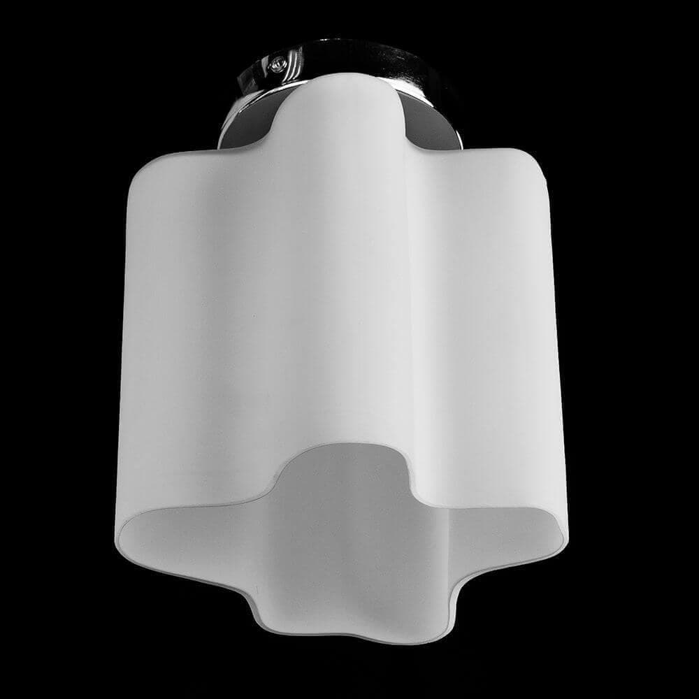 Arte Lamp Serenata Хром/Белый Светильник потолочный 1x40W 1xE27 A3479PL-1CC — миниатюра 4