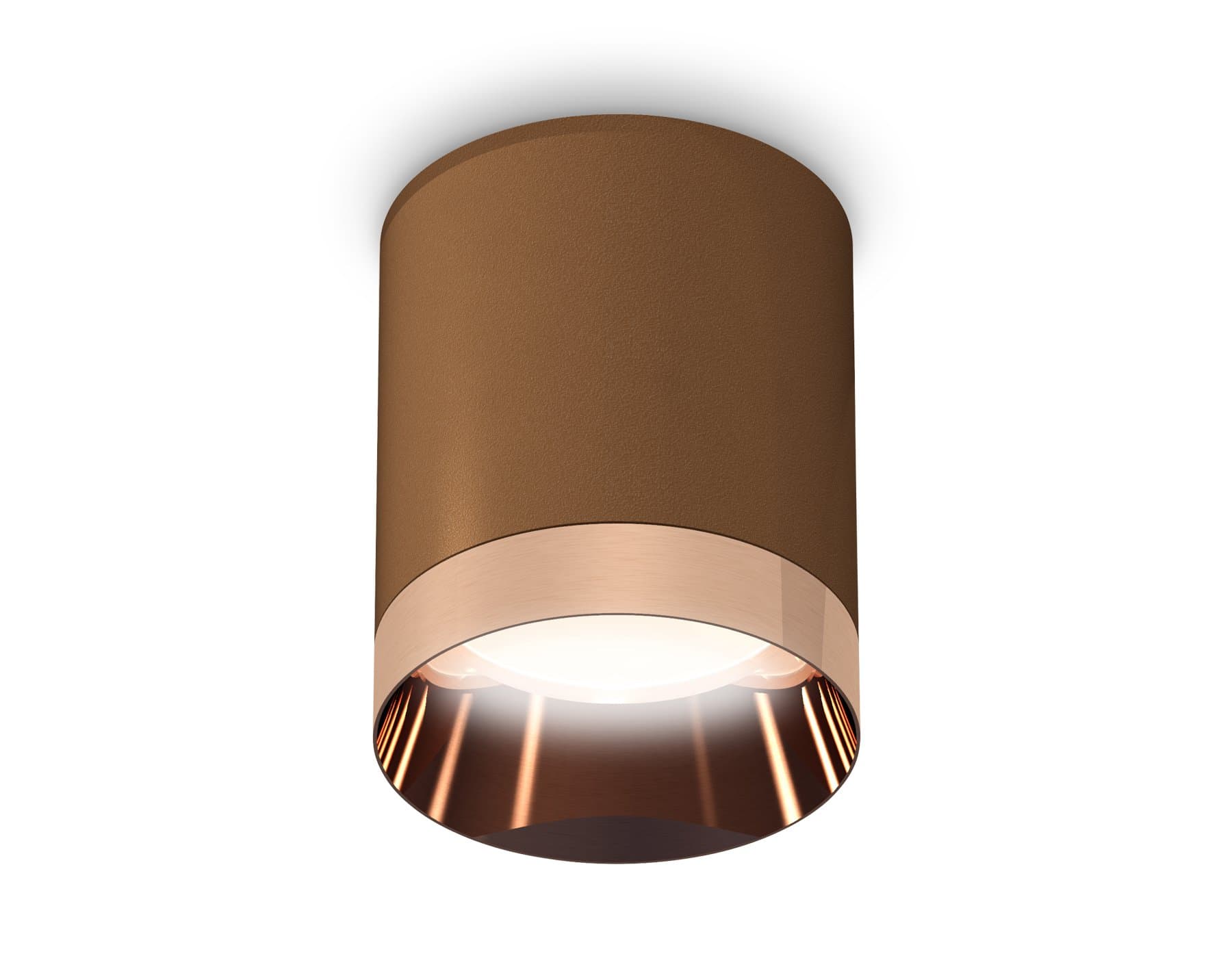 Ambrella Комплект накладного светильника XS6304012 SCF/PPG кофе песок/золото розовое полированное MR16 GU5.3 (C6304, N6135) — миниатюра 1