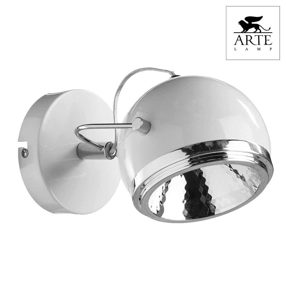 Arte Lamp Orbiter Хром/Белый Спот 1x40W 1xG9 A4509AP-1WH — миниатюра 4