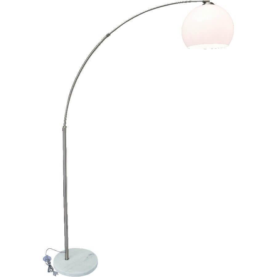 Arte Lamp Goliath Серебро/Белый Торшер 1x60W 1xE27 A5822PN-1SS — миниатюра 4
