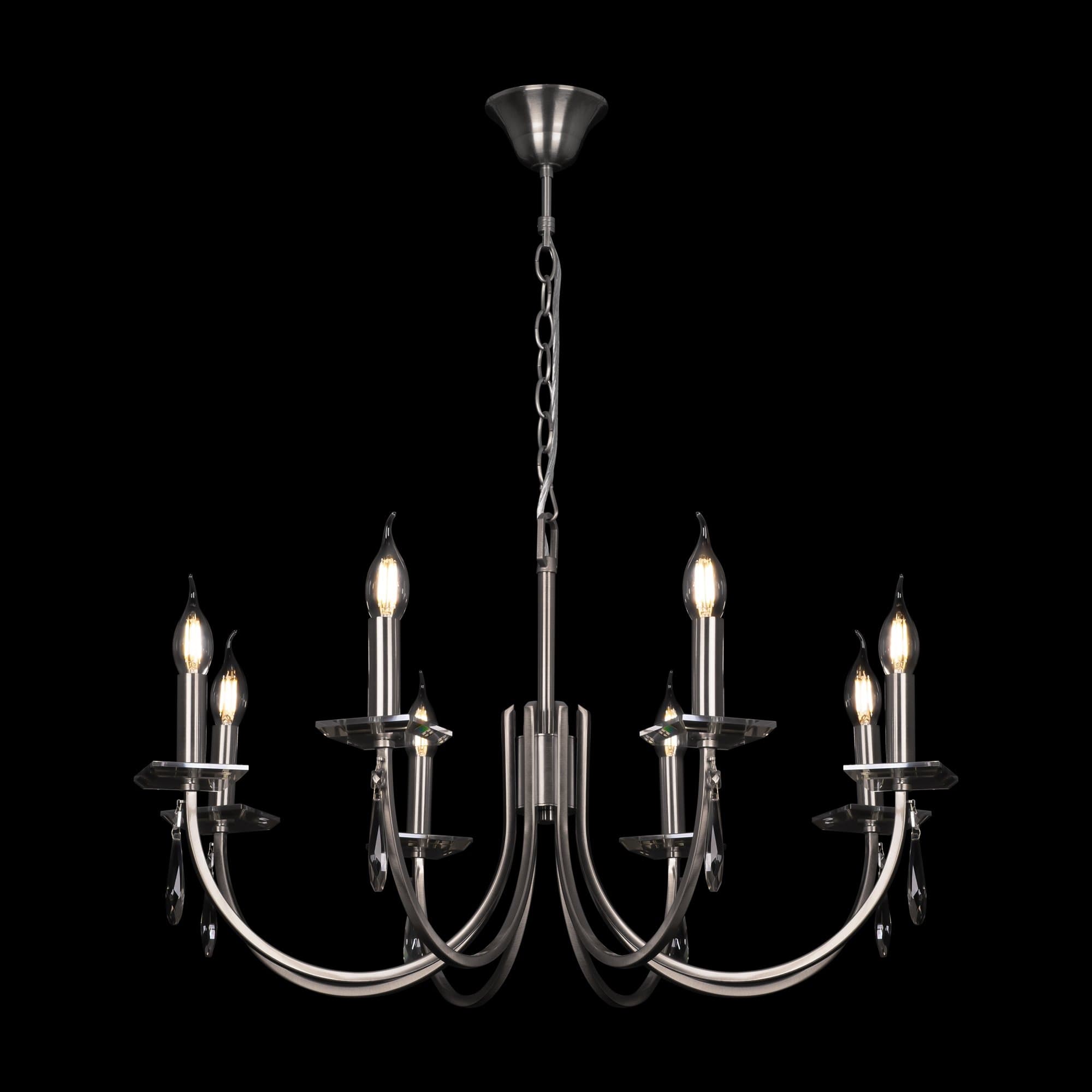 Freya Crystal Никель Люстра FR1006PL-08N — миниатюра 4
