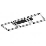 Eglo 99789 Потолочный светильник ALTAFLOR, LED 36W, 3600lm, L990, B295, H70, сталь, черный/пластик, белый