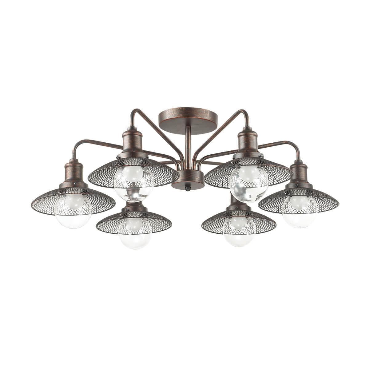 Lumion 3513/6C LN18 146 кофейный Люстра потолочная E27 6*60W 220V LUDACRIS — миниатюра 2
