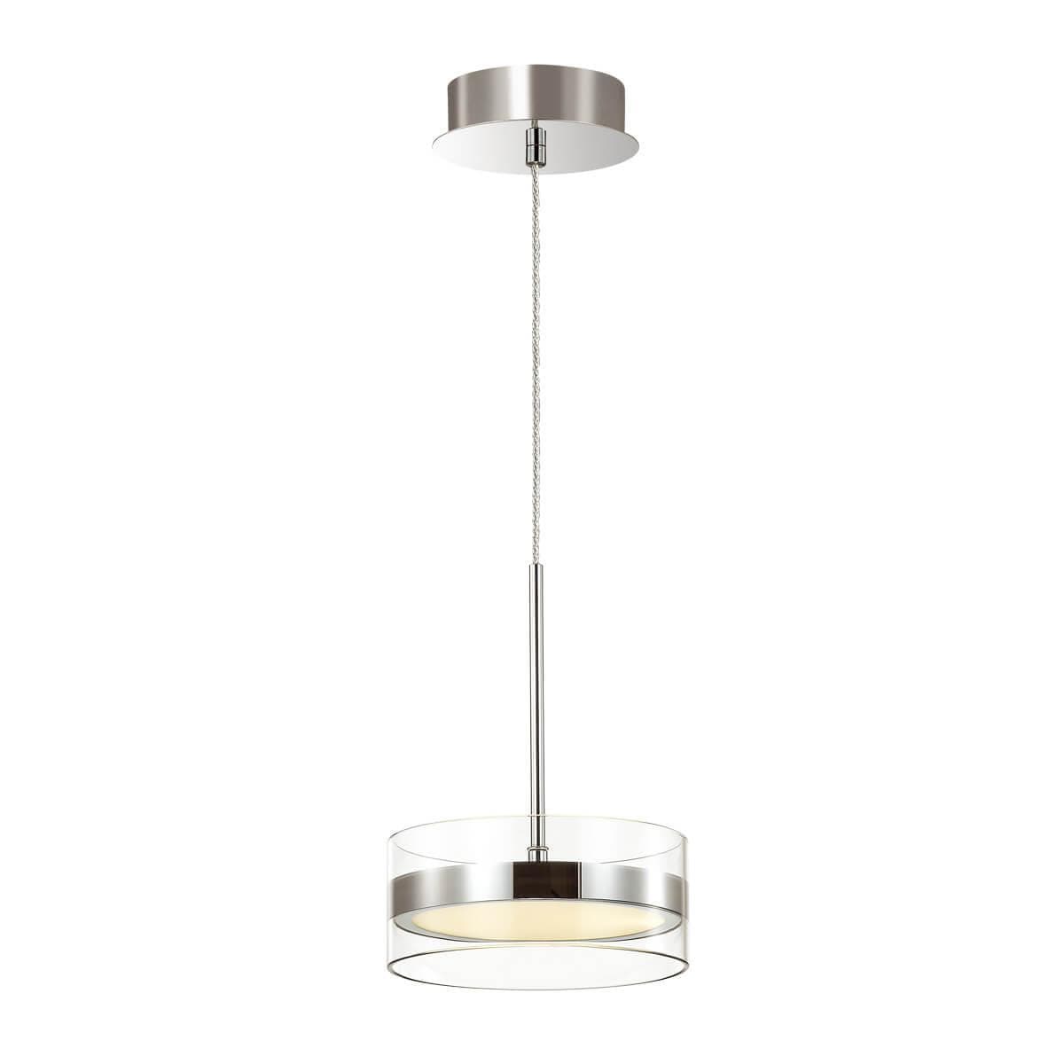 Odeon Light 4728/14L ODL20 11 хром/прозрачный Подвес LED 4000K 14W 220V AKELA — миниатюра 1