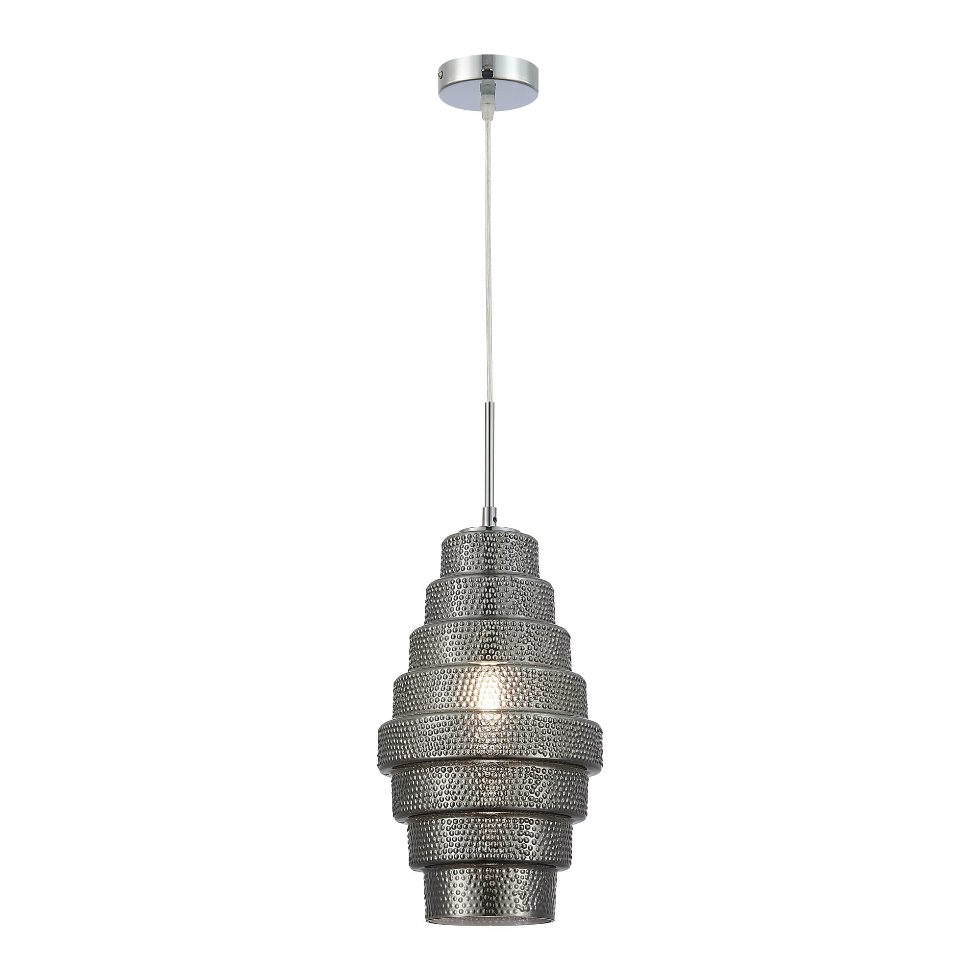 ST LUCE SL1001.103.01 Подвес Хром/Дымчатый E27 1*40W