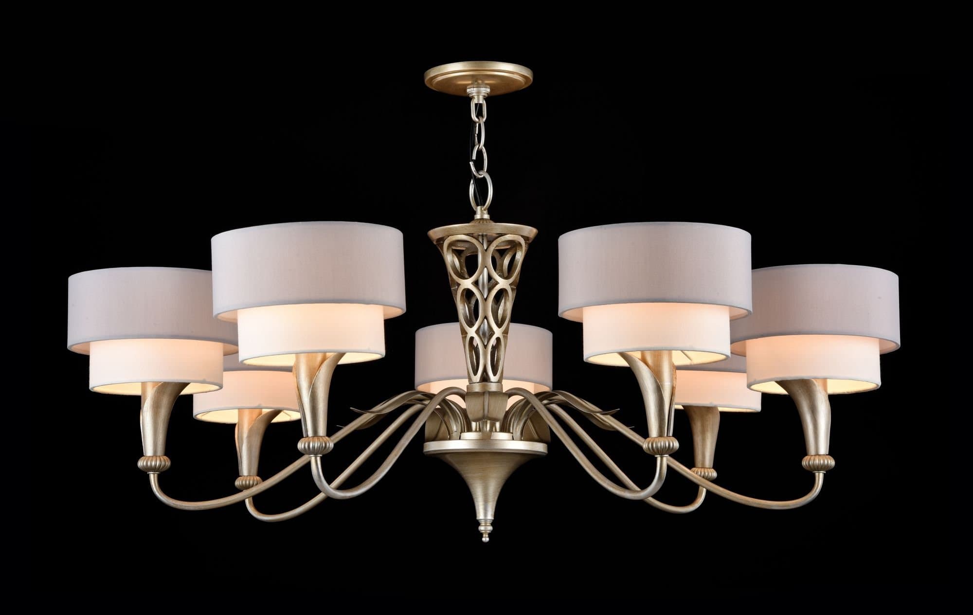Maytoni House Lillian Серебро Антик Люстра 7xE14 40W H311-07-G — миниатюра 2