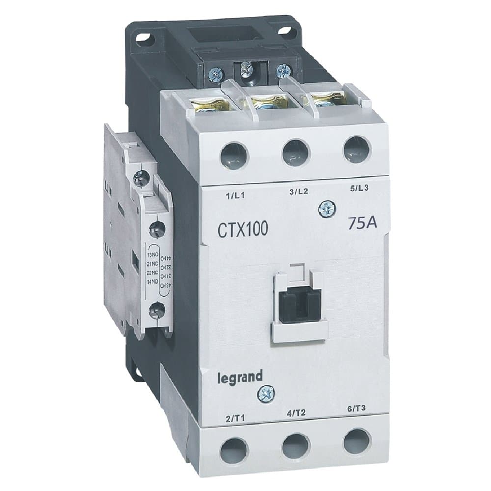 Legrand CTX3 Контактор 100 3P 75A 2но2нз ~230В 416186