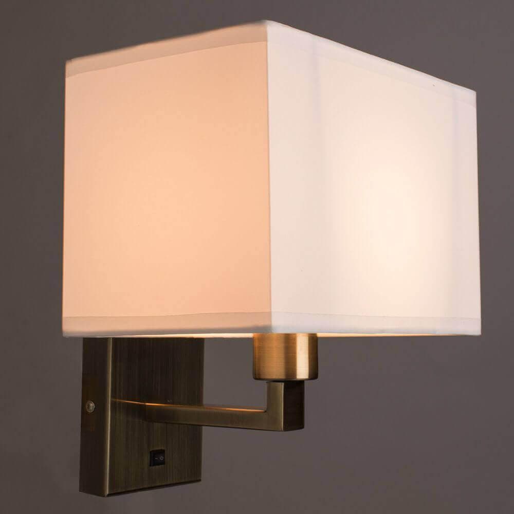 Arte Lamp Hall Бронза/Белый Бра 40W E27 A9248AP-1AB — миниатюра 4