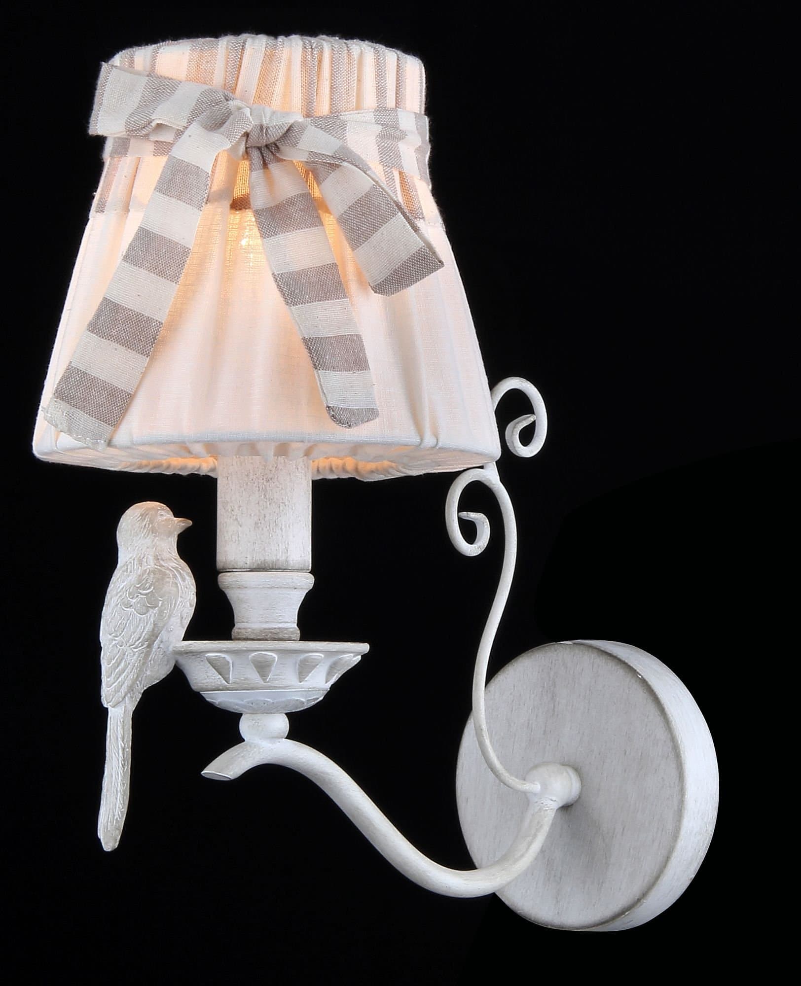 Maytoni Elegant Bird Белый Антик Бра 1xE14 40W ARM013-01-W — миниатюра 2