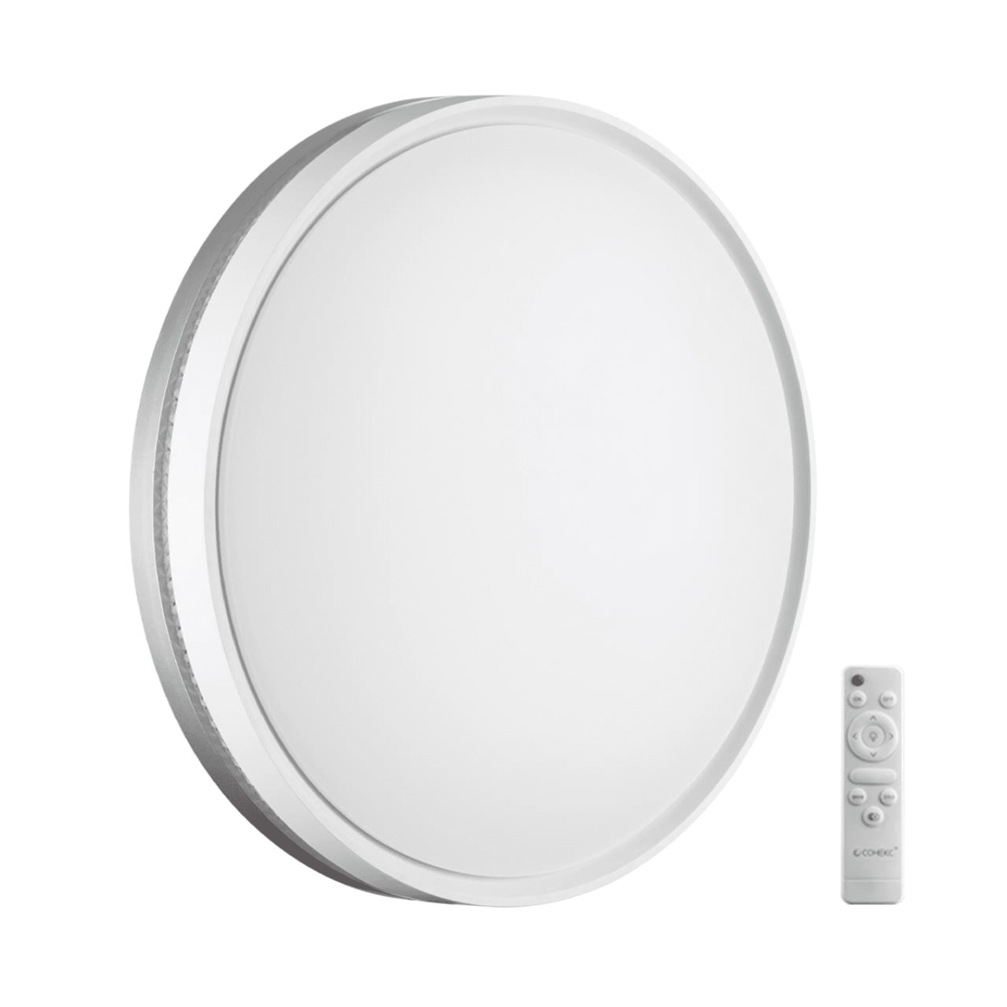 Sonex 7670/EL COLOR SN 98 Светильник пластик/белый/серый LED 70Вт 3000-6000К D500 IP43 пульт ДУ NOHAVA GREY