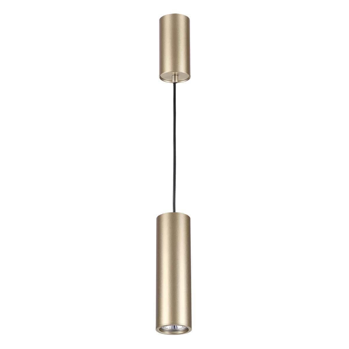 Odeon Light 3828/1C ODL19 подвесной/накладной Vincere золотистый /металл GU10 Х1 50Вт D60ХH200-1220 — миниатюра 3