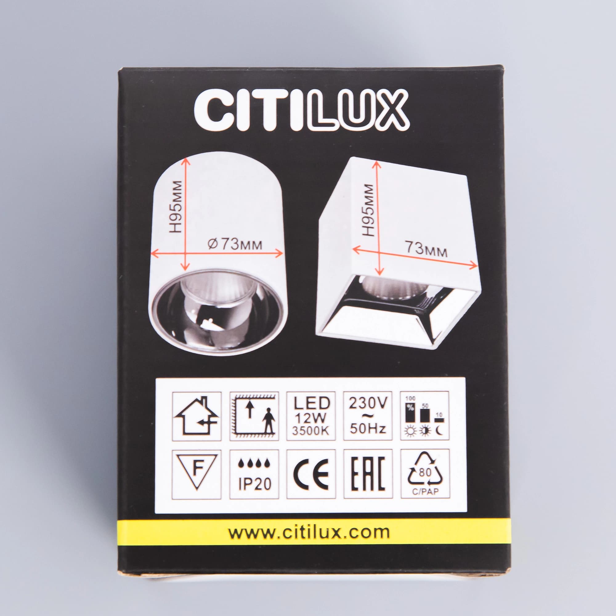 Citilux CL7440203 Старк Белый+Медь Светильник потолочный 12W*3500K — миниатюра 8