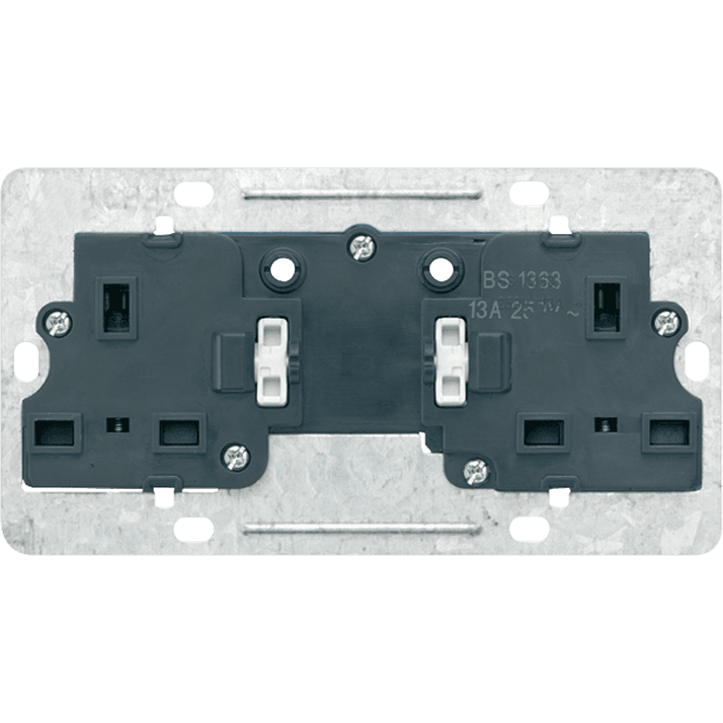 JUNG вставка двойная розетка, British Standart BS3172EINS